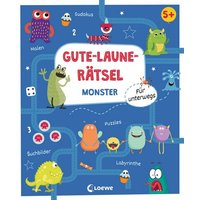 LOEWE VERLAG 978-3-7432-1447-7 Gute-Laune-Rätsel für unterwegs - Monster von Loewe