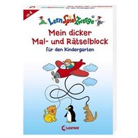LOEWE VERLAG 978-3-7855-8649-5 LernSpielZwerge - Mein dicker Mal- und Rätselblock - Kindergarte LOEWE VERLAG 978-3-7855-8649-5 LernSpielZwerge - Mein dicker Mal- und Rätselblock - Kindergarte von Loewe