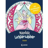 LOEWE VERLAG 978-3-7855-8876-5 Mandala-Lichterzauber Feen + Sticker von Loewe