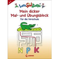 LernSpielZwerge - Mein dicker Mal- und Übungsblock für die Vorschule von Loewe