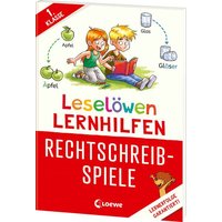 Leselöwen Lernhilfen - Rechtschreib-Spiele - 1. Klasse von Loewe