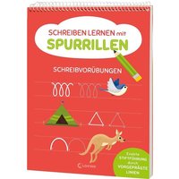 Schreiben lernen mit Spurrillen - Schreibvorübungen von Loewe