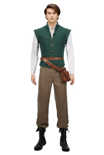 Lofeery Prinz Cosplay-Outfits für Erwachsene, Weste, Hemd, Hose, komplettes Set, Kostüm für Herren, Halloween von Lofeery