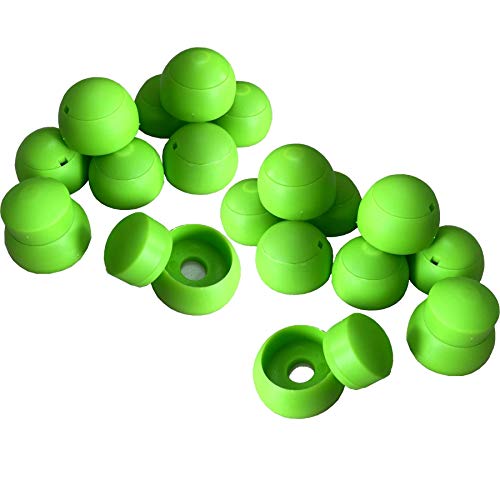 20 Stück Bolzenabdeckung 8/10mm grün I 2-teilige Abdeckungen für Schlossschrauben, Muttern etc. zum Sichern von Klettertürmen, Zaunverbindungen, Bolzen, auf dem Spielplatz oder Garten und Terrasse 20 Stück Bolzenabdeckung 8/10mm grün I 2-teilige Abdeckungen für Schlossschrauben, Muttern etc. zum Sichern von Klettertürmen, Zaunverbindungen, Bolzen, auf dem Spielplatz oder Garten und Terrasse von Loggyland