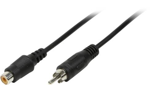 LogiLink CA1032 Cinch Audio Anschlusskabel 5.00m Schwarz (matt) von Logilink