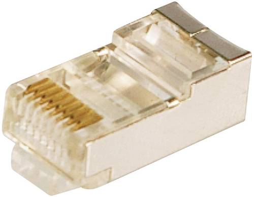 LogiLink RJ45-Modularstecker CAT 5e MP0003 Stecker, gerade Pole: 8P8C Silber 100St. von Logilink