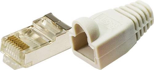 LogiLink MP0011 RJ45-Steckverbinder CAT 5e, geschirmt MP0011 Stecker, gerade Pole: 8P8C Grau 100St. von Logilink