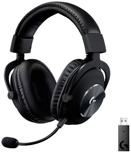 Logitech Gaming PRO X Gaming On Ear Headset Funk 7.1 Surround Schwarz Lautstärkeregelung, Mikrofon- von Logitech Gaming