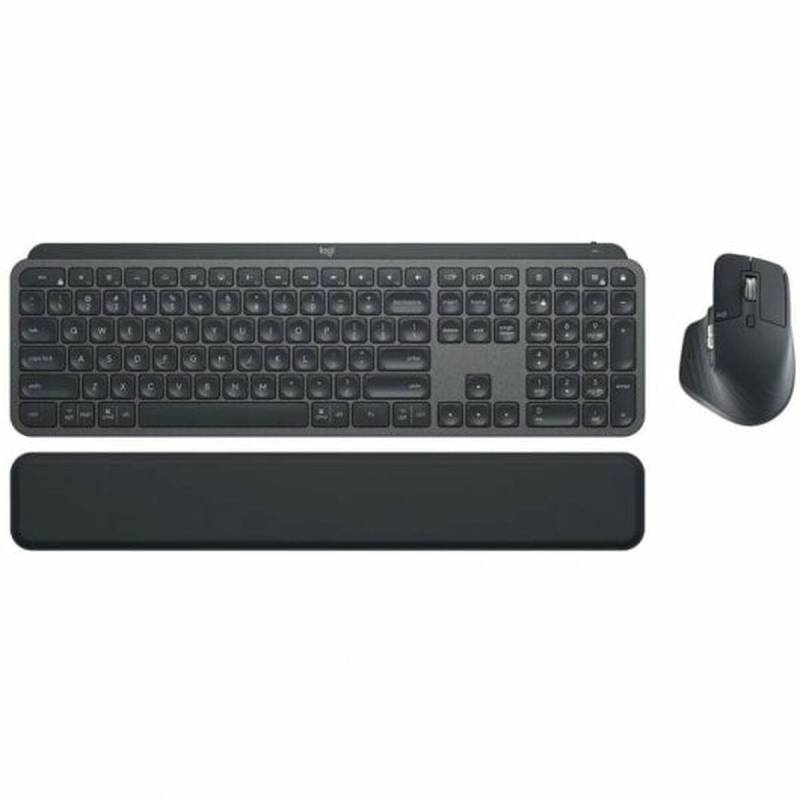 Keyboard Logitech MX Keys S Combo Spanish Qwerty Black Grey Graphite von Logitech