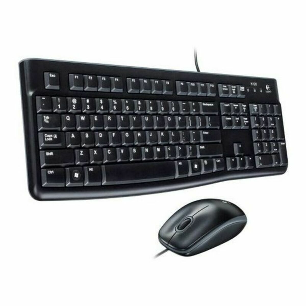 Keyboard and Mouse Logitech 920-002550 USB Black Spanish Qwerty von Logitech