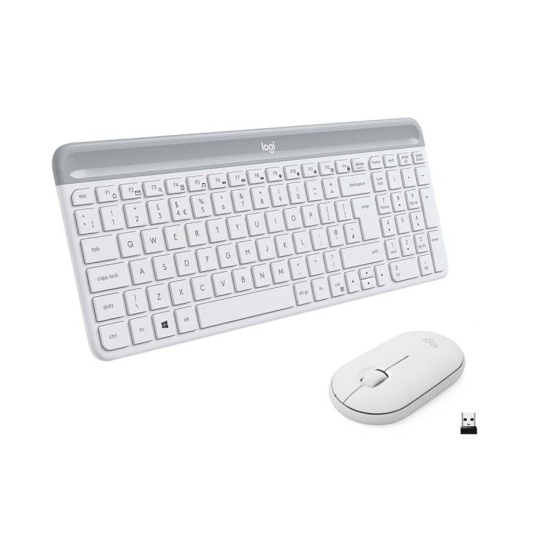 Keyboard and Mouse Logitech 920-009197 White Italian QWERTY von Logitech