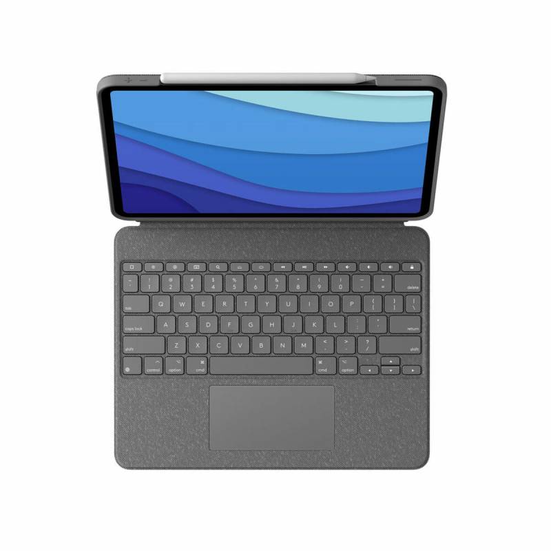 Tastatur Logitech iPad Pro 2020 12.9 Grau Qwerty Spanisch von Logitech