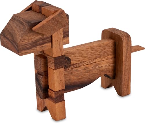 LOGOPLAY Hund - 3D Puzzle - Denkspiel - Knobelspiel - Geduldspiel aus Holz LOGOPLAY Hund - 3D Puzzle - Denkspiel - Knobelspiel - Geduldspiel aus Holz von Logoplay Holzspiele