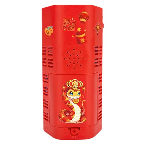 Automatic Bubble Firework Machine, 10 Holes Automatic Toy Blower, Portable Firework Bubble Maker with Lights for Holiday, Chinese Spring Festival, Christmas, Fun Bubble Blower for Parties von Lokaquk