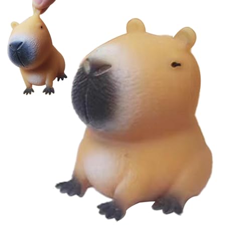 Capybara Squishy, Capybara Fidget Toys, Capybara Squeeze Toy, Anti-Stress Capybara Toy - Cartoon Animal Fidget Toys for Stress Relief, Quick Rebound Toys for Kids and Adults von Lokaquk