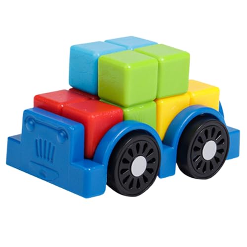 Kleinkind-Auto-Bausteine-Set, Kinder-Bausteine-Spielzeug, Spielzeug-Fahrzeug-Modellbausatz, Vorschul-Bausteine, kreatives Kinder-Bauset, Bausteine ​​für, Mädchen-Auto-Bausatz, Kleinkind von Lokaquk