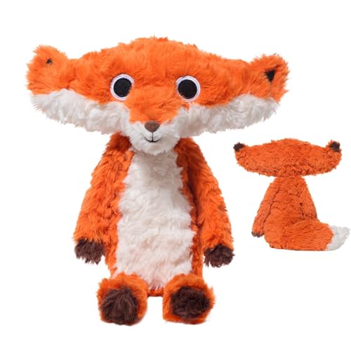 Lokaquk Fox Stuffed Animal | Funny Plush Fox Toy | Funny Plush Fox Toy | Cuddly Fox Stuffed Animal | Soft Cuddly Collectible Doll for Children and Adults, Perfect Hugging Pillow Cushion von Lokaquk