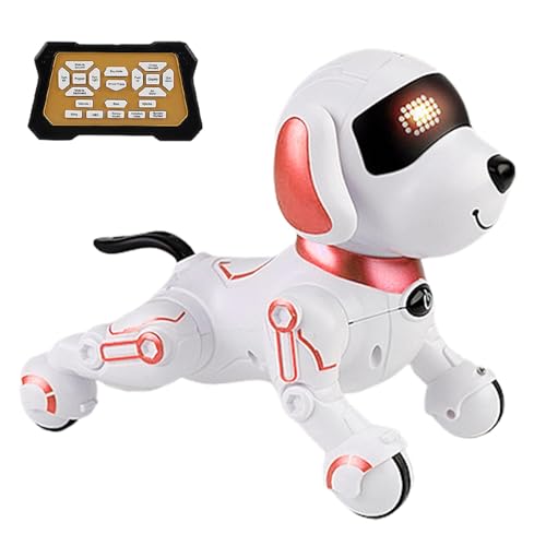 Lokaquk Interactive Robot Dog Toy, Remote Control Robot Dog, Multi-Functional Educational Robot, Intelligent Pet Robot for Kids, Robot Dog for Children's Day, Remote-Controlled Smart Dog von Lokaquk