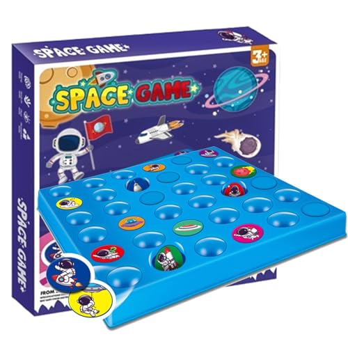 Lokaquk Matching Chess Game, Flipping Chess, Space Theme Matching Chess Game – Brain Teasing Board Game for Kids and Adults, Educational Learning Toy and Strategy Game von Lokaquk