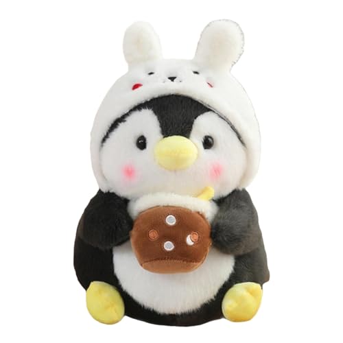 Lokaquk Penguin Plushie Cartoon Doll | Penguin Stuffed Animal Plush Toy | Soft Penguin Plush Pillow, Cuddly Penguin Plush for, Penguin Plush Pillow Doll, Penguin Plush Toy for Bed Decor von Lokaquk