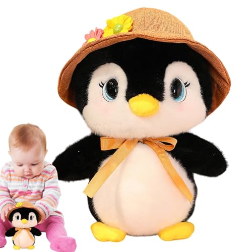 Lokaquk Penguin Stuffed Animal, Plush Doll Stuffed Penguins, Kids' Plush Toy Pillows, Soft Animal Penguin Plush Toy, Cuddly Penguin Toy for Kids, 9.8 Inches Penguin Plush Toy von Lokaquk