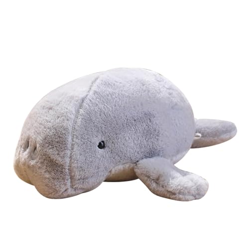 Lokaquk Premium Stuffed Manatee Plush Toy | Sea Manatee Design with Ultra-Soft Fabric | Versatile and Portable Plush Toy for Dining Room and Bedroom | for Kids and Adults von Lokaquk