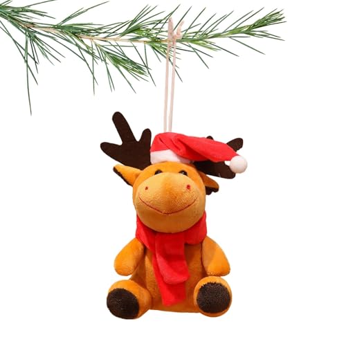 Lokaquk Reindeer Christmas Stuffed Animal Christmas Plush Doll Decoration Christmas Plush Pillow Christmas Plush Doll Holiday Stuffed Reindeer Christmas Decorations Indoor Reindeer Plush Doll von Lokaquk