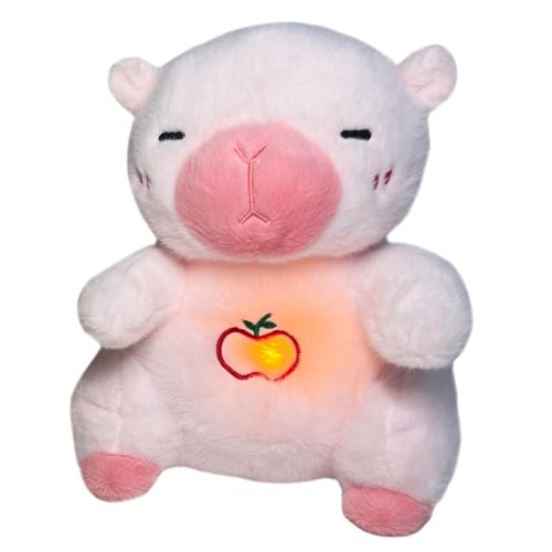 Lokaquk Sleeping Toy with Music | Soothing Plush Toy | Capybara Plush Toy, Musical Capybara Toys, Rhythmic Breathing Stuffed Animal, Toys with Breathing Motion, Plush Toys with Lights von Lokaquk