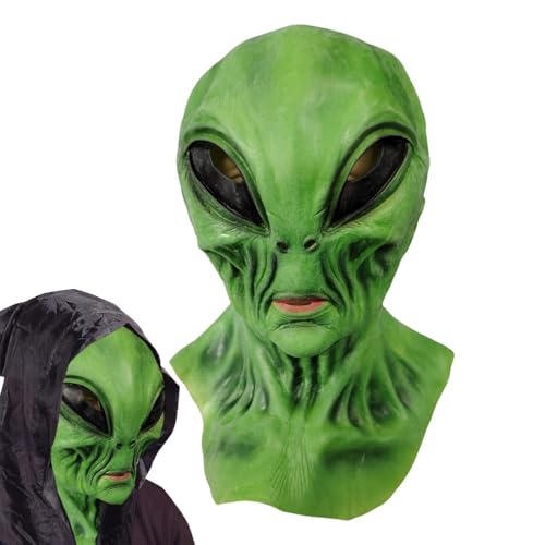 Lokaquk Vollgesichtsmaskerade | Spukhaus Requisiten | Horror Cosplay Kostüm, Kreative Kostüm Masken, Halloween Kostüm Masken, Full Face Halloween, Horror Requisiten für Partys von Lokaquk