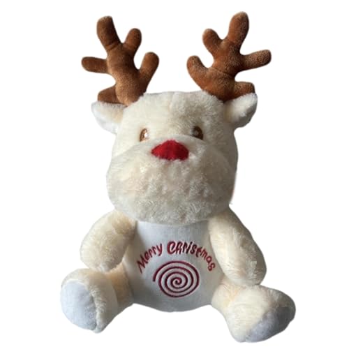 Stuffed Deer Toy | Plush Deer Doll | Soft Light Stuffed Deer, Stuffed Toy With Breathing Sound, 13.78 Inches Stuffed Toy With Breathing Sound For Both Girls And Adult, Perfect For Bedtime & Relaxation von Lokaquk