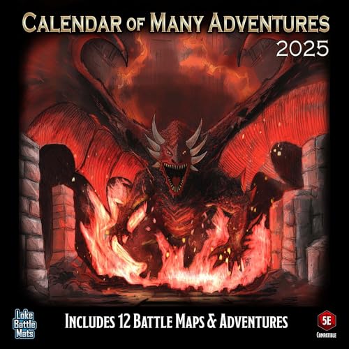 Loke Battle Mats | Calendar of Many Adventures 2025 von Loke BattleMats