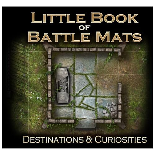 Loke Battlemats | The Little Book of Battle Mats – Destinations & Curiosities | RPG | Accessory | Ages 14+ | English von Loke BattleMats