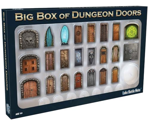 Loke Battlemats Big Box of Dungeon Doors von Loke BattleMats