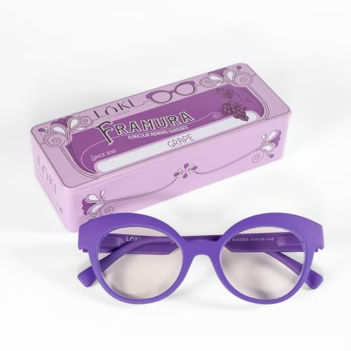 Loki Framura Brille, Erwachsene, Unisex, Violett, Einheitsgröße von Loki