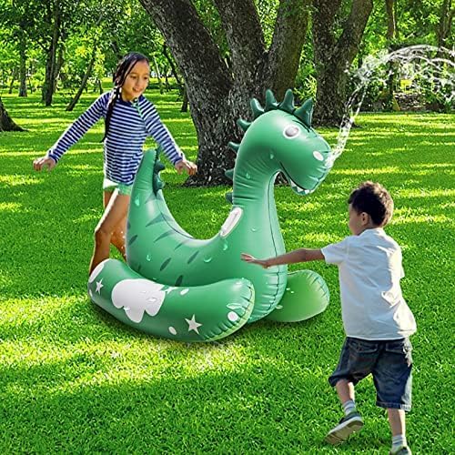 Wasserspielzeug Kinder, Kinder aufblasbare Wasser-Spiel-Sprinkler, Cartoon Dragon Spraying Spielzeug, Wasser Spielzeug im Freien, Kann als Sprühwasser, für Garten, Rasen, Garten Wasser von LokoRi