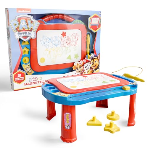 Lollipop Paw Patrol Magnetische Maltafel – grenzenlose Kreativität mit einfachem Löschen – Sauberer Spaß, intelligente Aufbewahrung und kinderfreundliches Design für kreative Abenteuer – Blau von Lollipop