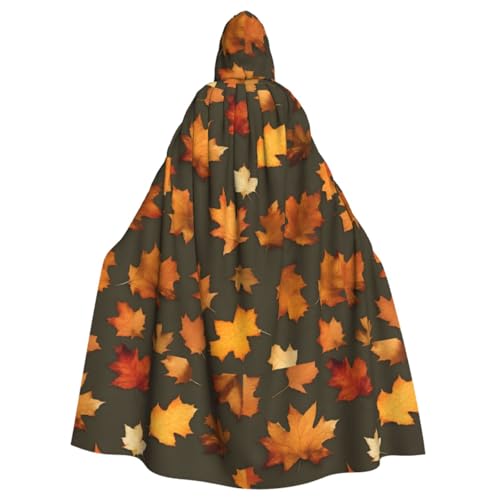 Longyiyi Unisex Bademäntel, Umhang für Erwachsene, Herbst, Camoflauge-Druck, Kapuzenumhang für Cosplay, Halloween, Todesvampir-Kostüme. von Longyiyi