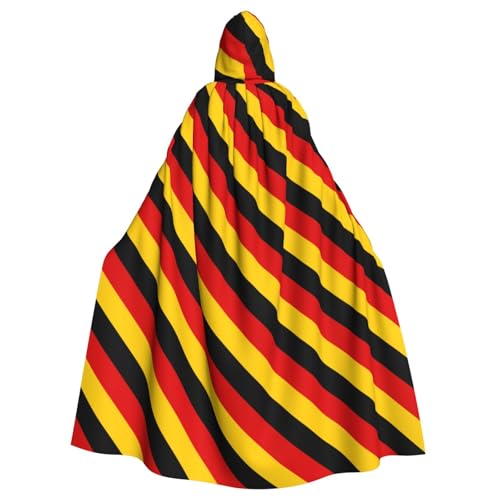 Longzehao Uni Roben Umhänge Erwachsene Deutsche Flagge Druck Kapuzenmantel für Cosplay Halloween Karneval Kostüme von Longzehao