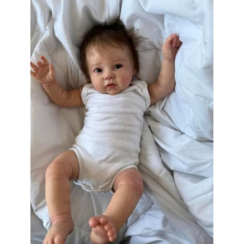 Lonian 18 Zoll 45cm Reborn Kleinkind Puppe Baby weiches Vinyl Silikon Real Life Like Looking Newborn Puppen magnetische Schnuller Geburtstag Geschenke Spielzeug Lonian 18 Zoll 45cm Reborn Kleinkind Puppe Baby weiches Vinyl Silikon Real Life Like Looking Newborn Puppen magnetische Schnuller Geburtstag Geschenke Spielzeug von Lonian
