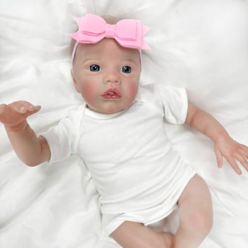 Lonian Lifelike Reborn Puppen 18 Zoll realistische Neugeborene Babys Puppe weiches Tuch Körper Real Life mit Zubehör für Kinder & Sammlung Lonian Lifelike Reborn Puppen 18 Zoll realistische Neugeborene Babys Puppe weiches Tuch Körper Real Life mit Zubehör für Kinder & Sammlung von Lonian