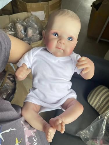 Lonian Reborn Babies Puppen 17 Zoll realistische neugeborenen Mädchen lebensechte echte Baby offenes Auge Weichheit Tuch Körper, der niedlich Aussehen Kleinkind Lonian Reborn Babies Puppen 17 Zoll realistische neugeborenen Mädchen lebensechte echte Baby offenes Auge Weichheit Tuch Körper, der niedlich Aussehen Kleinkind von Lonian