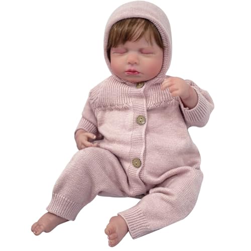 Lonian Reborn Baby Puppen 19 Zoll Lebensechte Baby Puppe Real Life Baby Puppen, die wirklich weich Aussehen schlafend Neugeborenes Baby Puppen Geschenk Spielzeug von Lonian