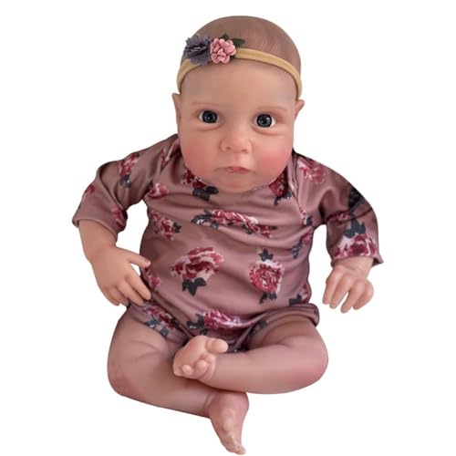 Lonian Reborn Dolls Boy 20 Zoll realistische Neugeborene Babypuppe mit weichem Körper, lebensechte Babypuppen, die echt Aussehen, mit Schnuller von Lonian