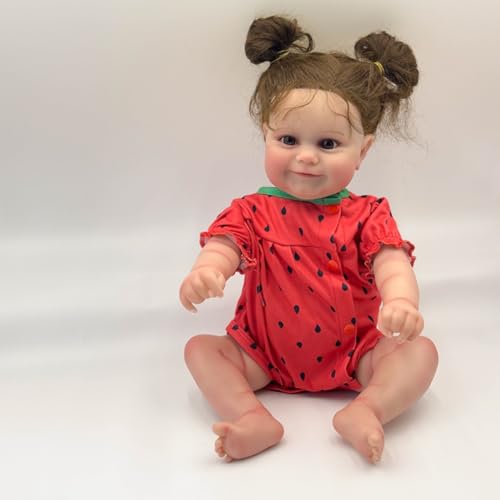 Lonian Reborn Puppen Maddie Girl 50cm Lebensechtes Neugeborenes Baby mit süßem Lächeln, das aussieht Echte Silikonpuppen für Kleinkinder Lonian Reborn Puppen Maddie Girl 50cm Lebensechtes Neugeborenes Baby mit süßem Lächeln, das aussieht Echte Silikonpuppen für Kleinkinder von Lonian