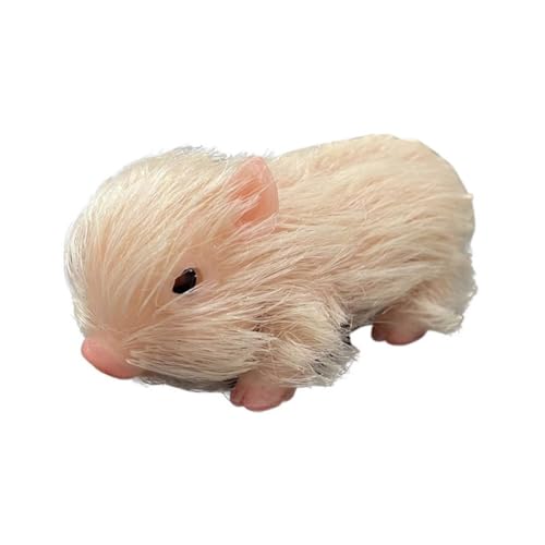 Silikon Schwein Puppe Spielzeug niedlich Miniatur Reborn Tiere Spielzeug interessant voll Silikon Körper Schwein Spielzeug mit Geschenk-Box für Kinder (3 Zoll) von Lonian