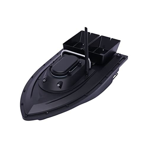 Loobiiny Futterboot Motorboot Ferngesteuert Angelboot Futterboot Angeln 500m Rc Baitboat Ferngesteuerte Boot FischköDer Futterboot Fischfinder 5.4 Km/H Maximale Fahrzeit Ca. 2-24 Stunden（Schwarz） von Loobiiny