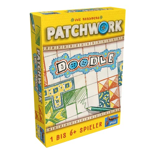 Lookout, Patchwork Doodle, Familienspiel, Legespiel, 1-6 Spieler, Ab 8+ Jahren, 20+ Minuten, Deutsch von Lookout
