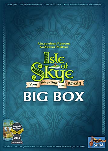 Lookout, Isle of Skye Big Box, Grundspiel + Erweiterungen, Kennerspiel, Legespiel, 2-5 Spieler, Ab 12+ Jahren, 90 Minuten, Deutsch, Mehrfarbig, Bunt, 3. Big Box von Lookout