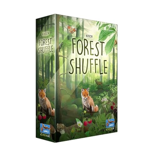 Forest Shuffle-Kartenspiel – Schaffen Sie ein ökologisches Paradies! Cleveres Strategiespiel für Kinder und Erwachsene, ab 10 Jahren, 2–5 Spieler, 60 Minuten Spielzeit, hergestellt von Lookout Games von Lookout