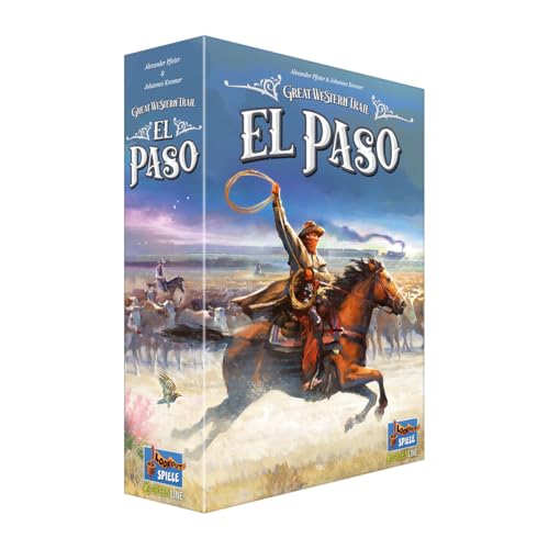 Lookout, Great Western Trail: EL Paso, Kennerspiel, Strategiespiel, 1-4 Spieler, ab 12+ Jahren, 60-90 Minuten, Deutsch von Lookout